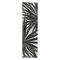 World Rug Gallery Tropical Leaves Nature Inspired Indoor/Outdoor Runner Rug 2' x 7' Black 4030BLACK2X7 - alternate 6